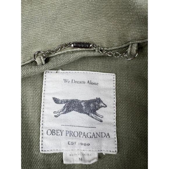 Obey Propaganda Women's Cotton Jacket Medium - Picture 2 of 8
